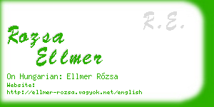 rozsa ellmer business card